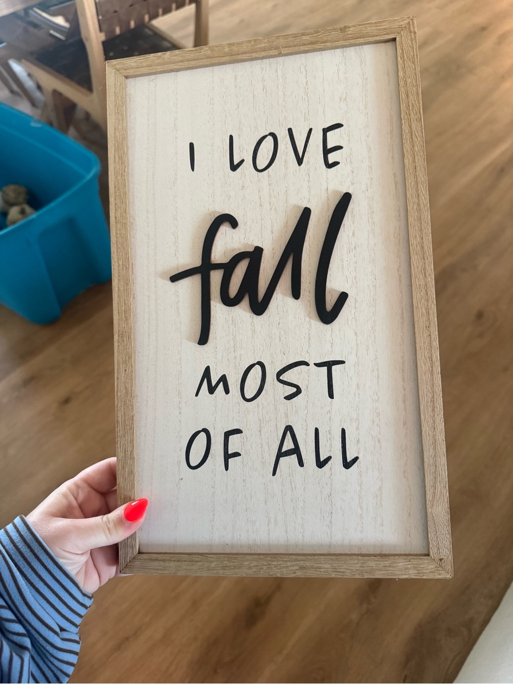 Double-Sided Decorative Fall Decor Sign